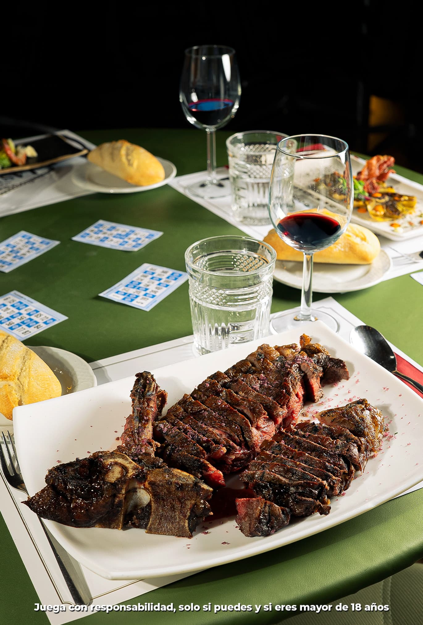 Gastronomía en Bingo Las Vegas